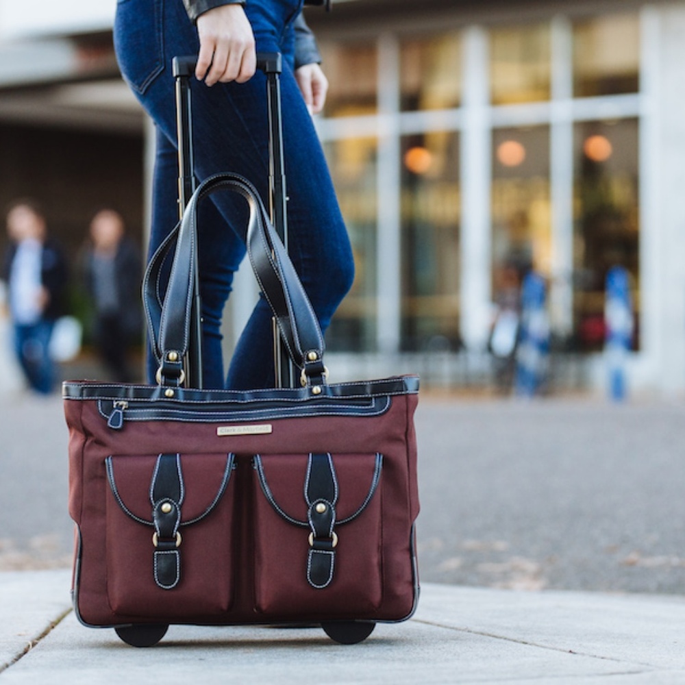 Clark & Mayfield Marquam Rolling Laptop Bag - New